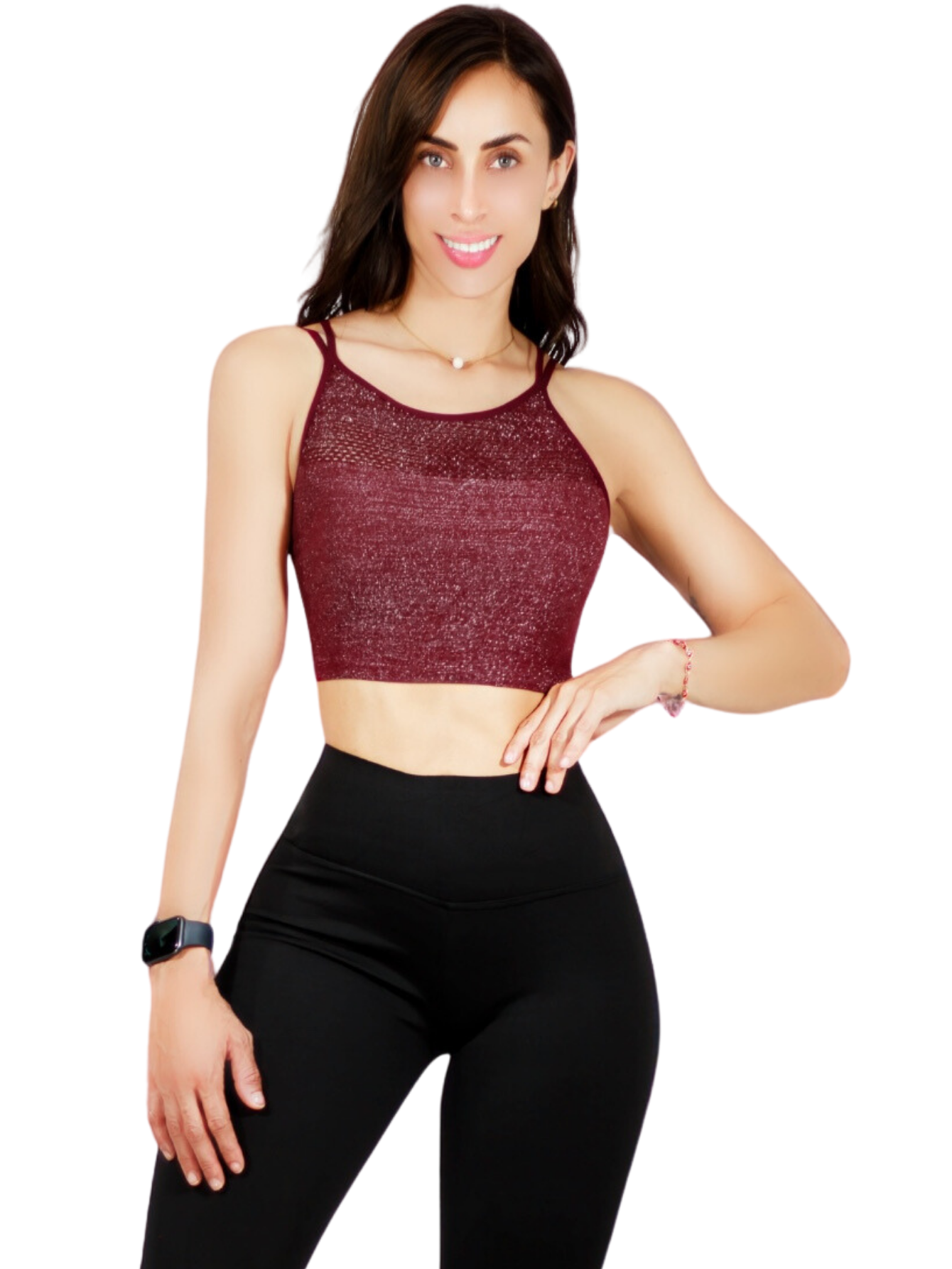 thumbnail image 1 of Tops Mujer Deportivo O Casual Blusa Croptop Tirantes, 1 of 4